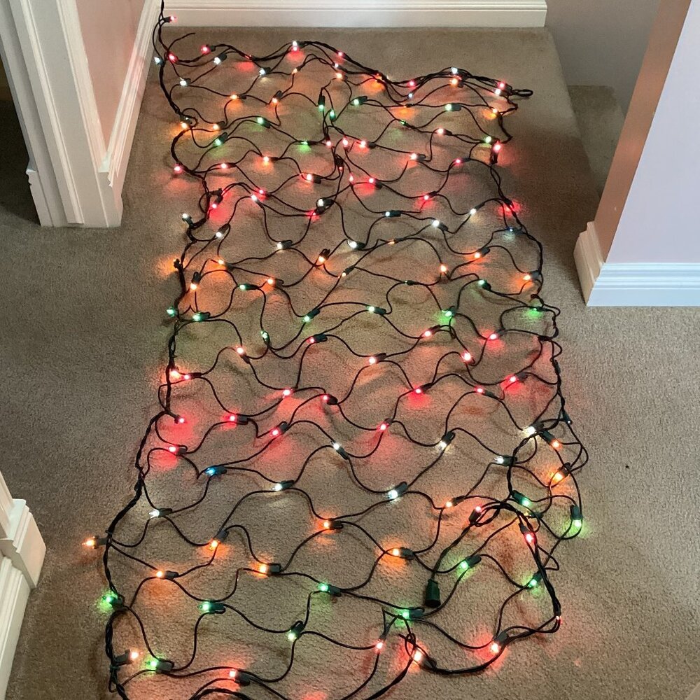 Net Multicolor Party Lights Parties Wedding Holiday Christmas Tree Decor